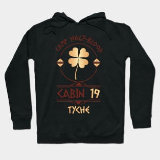 Cabin #19 in Camp Half Blood, Child of Tyche  – Percy Jackson inspired design Hoodie